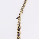 PRADA Chain Shoulder Bag Nylon Purple Gold Auth 200535-9