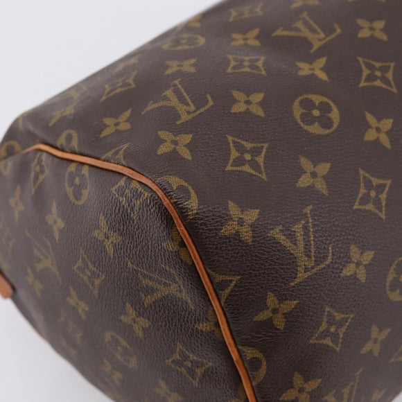 LOUIS VUITTON Monogram Speedy 30 Hand Bag M41526 LV Auth 200536V