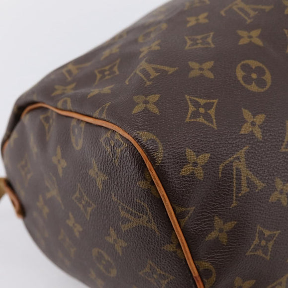 LOUIS VUITTON Monogram Speedy 30 Hand Bag M41526 LV Auth 200536V