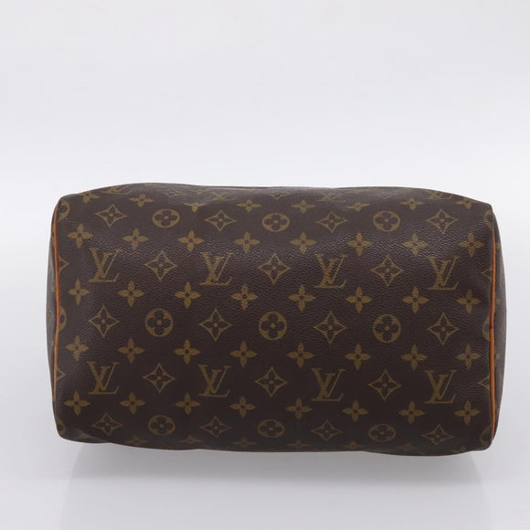 LOUIS VUITTON Monogram Speedy 30 Hand Bag M41526 LV Auth 200536V