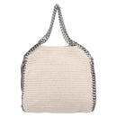 Stella McCartney Falabella Chain Shoulder Bag Knit 2way Ivory Auth 200538V-2