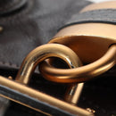 Chloe Paddington Hand Bag Leather Brown Gold Silver Auth 200539V-17