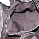 Chloe Paddington Hand Bag Leather Brown Gold Silver Auth 200539V-23