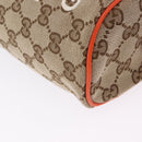 GUCCI GG Canvas Bag THE NORTH FACE Collaboration Beige 679760 Auth 200541V-16