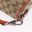 GUCCI GG Canvas Bag THE NORTH FACE Collaboration Beige 679760 Auth 200541V-18