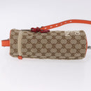 GUCCI GG Canvas Bag THE NORTH FACE Collaboration Beige 679760 Auth 200541V-4