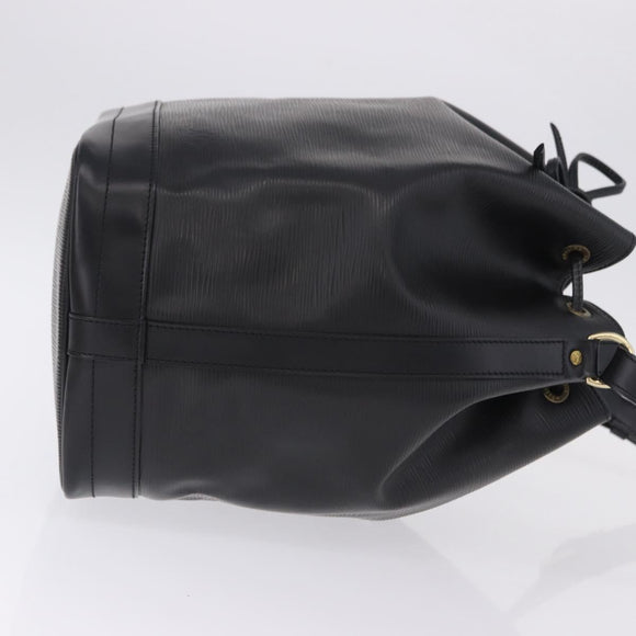 LOUIS VUITTON Epi Petit Noe Shoulder Bag Black M44102 LV Auth 200543V
