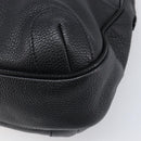 CHANEL Shoulder Bag Leather Black Silver CC Auth 200547A-10