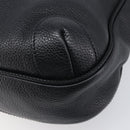 CHANEL Shoulder Bag Leather Black Silver CC Auth 200547A-12