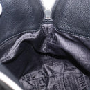 CHANEL Shoulder Bag Leather Black Silver CC Auth 200547A-18