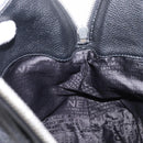 CHANEL Shoulder Bag Leather Black Silver CC Auth 200547A-19