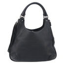 CHANEL Shoulder Bag Leather Black Silver CC Auth 200547A-2