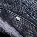 CHANEL Shoulder Bag Leather Black Silver CC Auth 200547A-20