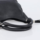 CHANEL Shoulder Bag Leather Black Silver CC Auth 200547A-7