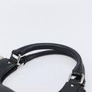 CHANEL Shoulder Bag Leather Black Silver CC Auth 200547A-8