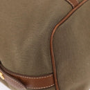 PRADA Tote Bag Canvas Jacquard Beige Gold Auth 200549M-15