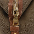 PRADA Tote Bag Canvas Jacquard Beige Gold Auth 200549M-17