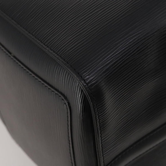 LOUIS VUITTON Epi Keepall 45 Boston Bag Black M42972 LV Auth 200550SAV