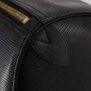 LOUIS VUITTON Epi Keepall 45 Boston Bag Black M42972 LV Auth 200550SAV-20