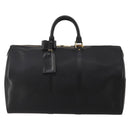 LOUIS VUITTON Epi Keepall 45 Boston Bag Black M42972 LV Auth 200550SAV-13