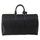 LOUIS VUITTON Epi Keepall 45 Boston Bag Black M42972 LV Auth 200550SAV-2