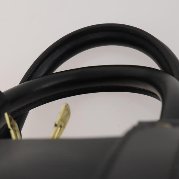 LOUIS VUITTON Epi Keepall 45 Boston Bag Black M42972 LV Auth 200550SAV