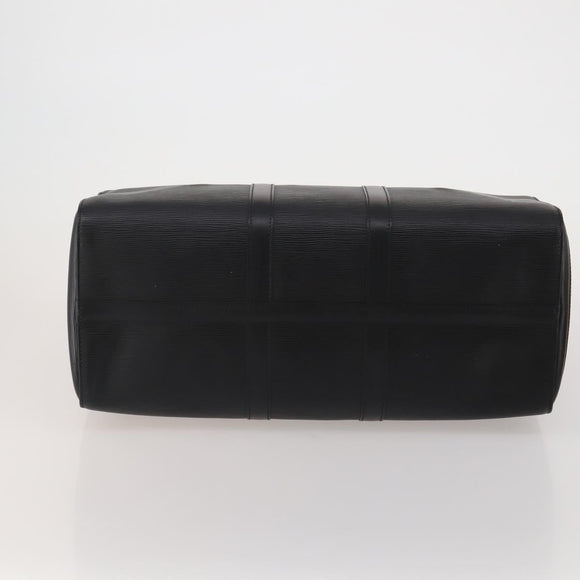 LOUIS VUITTON Epi Keepall 45 Boston Bag Black M42972 LV Auth 200550SAV
