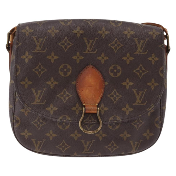LOUIS VUITTON Monogram Saint Cloud GM Shoulder Bag M51242 LV Auth 200559