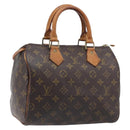 LOUIS VUITTON Monogram Speedy 25 Hand Bag M41528 LV Auth 200564-1