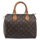 LOUIS VUITTON Monogram Speedy 25 Hand Bag M41528 LV Auth 200564-13