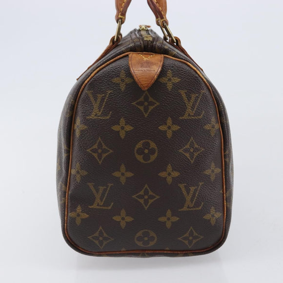 LOUIS VUITTON Monogram Speedy 25 Hand Bag M41528 LV Auth 200564