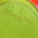 Christian Dior Canage Caro Trio Pouch Lamb Skin Multicolor Gold Auth 200565M-26