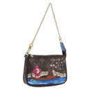 LOUIS VUITTON Monogram Vivienne Mini Pochette Accessoires M68489 LV Auth 200569A-1