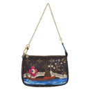 LOUIS VUITTON Monogram Vivienne Mini Pochette Accessoires M68489 LV Auth 200569A-13