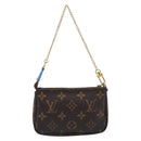 LOUIS VUITTON Monogram Vivienne Mini Pochette Accessoires M68489 LV Auth 200569A-2