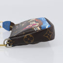 LOUIS VUITTON Monogram Vivienne Mini Pochette Accessoires M68489 LV Auth 200569A-4