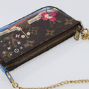 LOUIS VUITTON Monogram Vivienne Mini Pochette Accessoires M68489 LV Auth 200569A-6