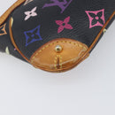 LOUIS VUITTON Monogram Multicolor Pochette Mila MM Black M60097 LV Auth 200570V-15