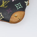 LOUIS VUITTON Monogram Multicolor Pochette Mila MM Black M60097 LV Auth 200570V-16
