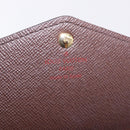 LOUIS VUITTON Damier Ebene Portefeuille Sarah Long Wallet N63209 LV Auth 200571M-8