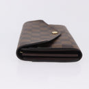 LOUIS VUITTON Damier Ebene Portefeuille Sarah Long Wallet N63209 LV Auth 200571M-4