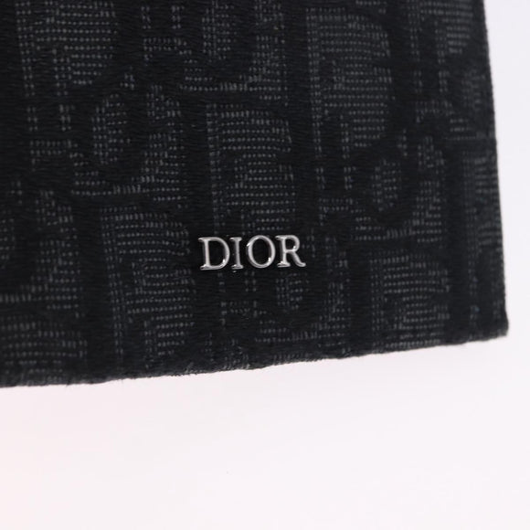 Christian Dior Trotter Canvas Oblique Passport Case Navy Auth 200572M