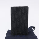 Christian Dior Trotter Canvas Oblique Passport Case Navy Auth 200572M-12