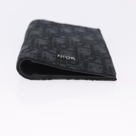 Christian Dior Trotter Canvas Oblique Passport Case Navy Auth 200572M