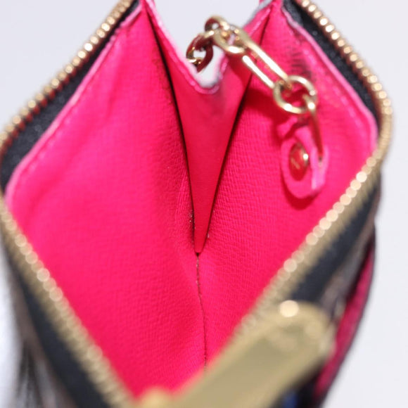 LOUIS VUITTON Monogram Multicolor Pochette Cles NM Black M60279 LV Auth 200573M