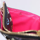 LOUIS VUITTON Monogram Multicolor Pochette Cles NM Black M60279 LV Auth 200573M-10