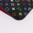 LOUIS VUITTON Monogram Multicolor Pochette Cles NM Black M60279 LV Auth 200573M-14