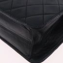 CHANEL Matelasse Chain Shoulder Bag Lamb Skin Navy Gold CC Auth 200577V-14