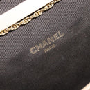 CHANEL Matelasse Chain Shoulder Bag Lamb Skin Beige Gold CC Auth 200578V-17