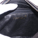 CHANEL Matelasse Chain Shoulder Bag Lamb Skin Black Gold CC Auth 200580V-15